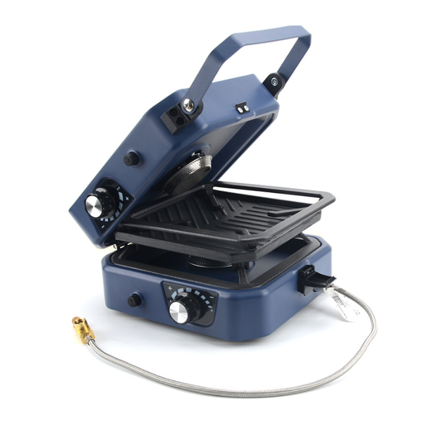 2-Burner Camping Stove Foldable Gas Camp Stove For Outdoor Cooking w/Carry Bag