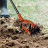 2in1Rotary Cultivator Garden Rotary Tiller Adjustable Stainless Steel Poles Hand