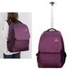 19'' Wheeled Rolling Backpack for Men Women Business Laptop Travel Bag AU
