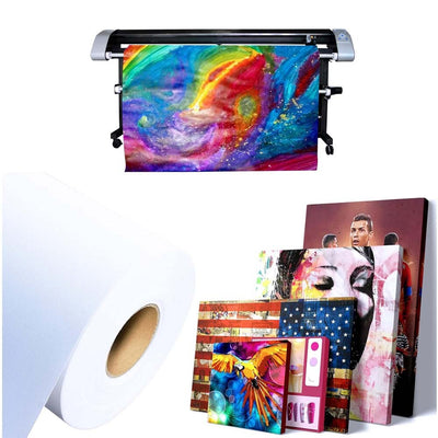 260gsm Inkjet Printing Canvas Matte Poly Canvas Roll Waterproof 91.4cm*30M