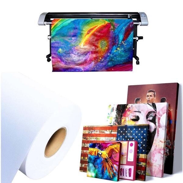 260gsm Inkjet Printing Canvas Matte Poly Canvas Roll Waterproof 91.4cm*30M