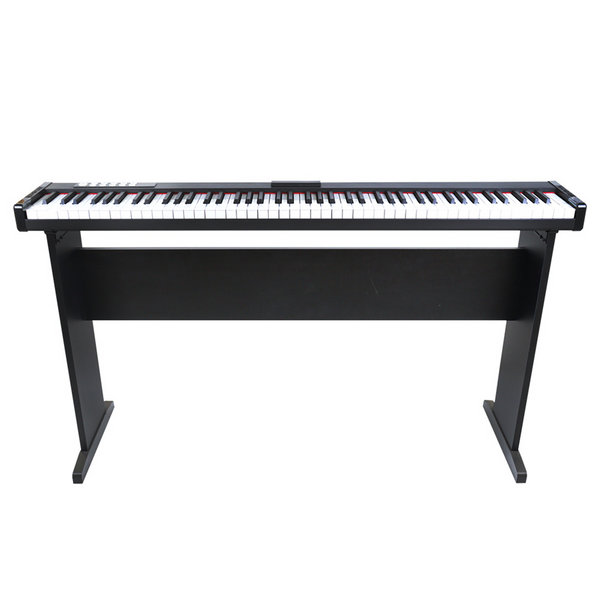 Keyboard Stand For 76/88 Keys Digital Piano Wooden Furniture Stand Adjustable