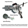 Flat Bar & Metal Bender Bends Flat/Round/Square Steel Scroll Radius Angle SBG-40