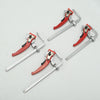 4 x Saw Guide Rail MFT Ratchet Clamps Track Saw CNC Table T-track Steel 200x60mm