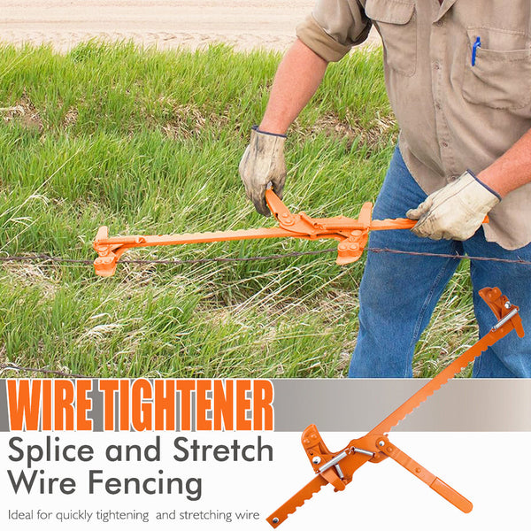 Heavy Duty Fence Stretcher Tool Wire Tensioner Barbed Smooth Wire Fence Fixer AU