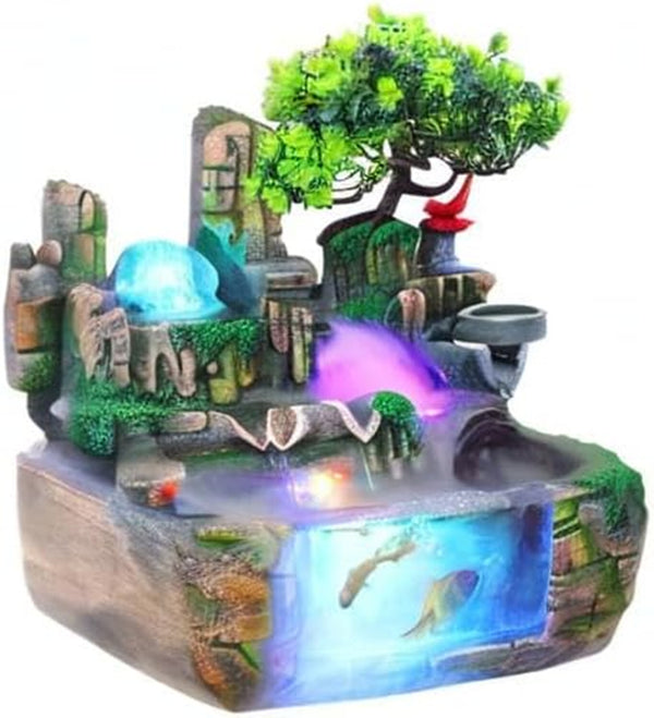 Calming Fountain Water Feature Ornament Fish Tank Outdoor Indoor Home Decor Gift