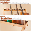 Guitar Stand Folding Design Multiple Guitars Storage Rack w/ Removable Retainers
