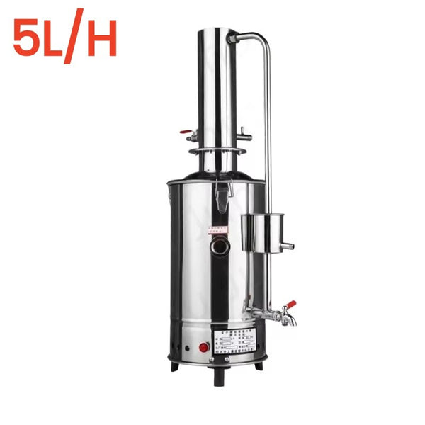 5L/h Water Distiller Purifier Machine Laboratory Auto Control Stainless Steel AU
