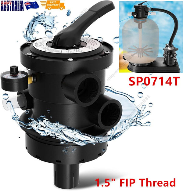 SP0714T Top-Mount Multiport Control Valve Compatible w/ Hayward Pro & VL Series