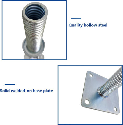 4 Pack Adjustable Leveling Jacks Feet 18/24" Baker-Style Scaffolding Equipment