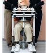 Lift Transfer Chair Patient Wheelchair+Assist Rise Lifter Hydraulic Lift Chair