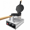 Commercial Electric Bubble Egg Cake Maker Oven Waffle Pan Kitchen Baker Machine