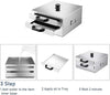 Cantonese Rice Noodle Rolls Machine,Double-layer Steamer Vermicelli Roll Steamer