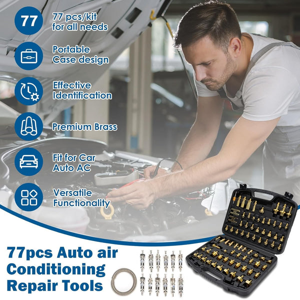 Air Conditioning Leak Detector for Car Automotive Air Conditioner Leak Test Kit