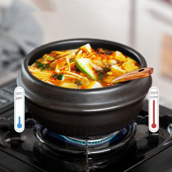 Korean Cooking Ceramic Stone Bowl Sizzling Hot Pot for Korean Food Bibimbap AU