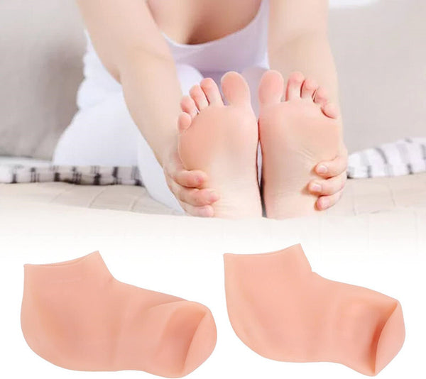 1 Pair Foot Care Socks Spa Silicone Moisturizing Gel Anti Cracking Anti Skid AU