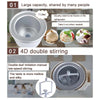 1L Automatic Small Soft Ice Cream Cones Maker Household DIY Ice Cream Roll Maker