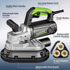 4"x3 Concrete Floor Grinder 3-Head 6 Speed Hand-held Smoothing Sander Polisher