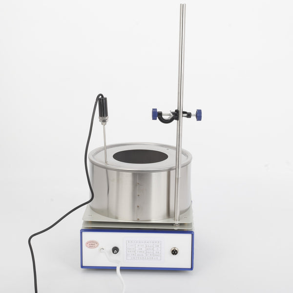 2L Magnetic Hotplate Stirrer Thermostatic Water Bath Oil Bath Dual LCD Display