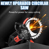 29cm Concrete Cutting Ring Saw HF Concrete Cut Off w/2 Blades&Water Pump 3000RPM