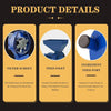Grain Grinder Corn Barley Wheat Mill Electric Grain Crusher Adjustable Thickness