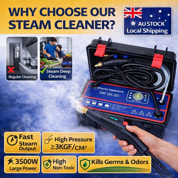 6 Gear Commercial & Home Steam Cleaner High Pressure Multi-Use Cleaning Machine