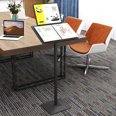 Floor Menu Stand Heavy Duty Lectern Brochure Display Holder Restaurant Retail