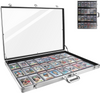 Card Show Display Case Aluminum Lockable Trading Card Display Case Wth Handle