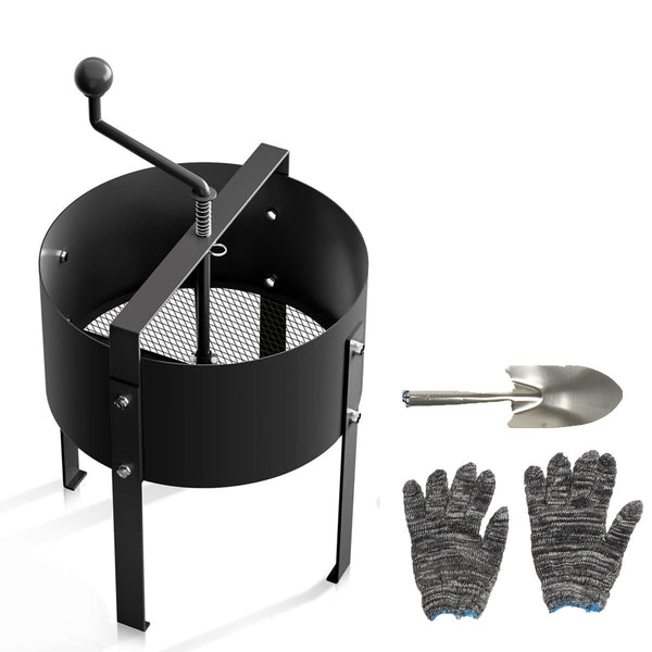 Rotary Soil Sifter Compost Sieve Garden Potting Sifting Mesh Rock Sand Sieve