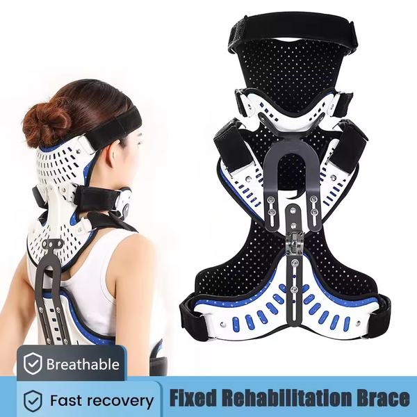 Cervical Thoracic Orthosis Support Brace Spine Stretching Corrector Breathable