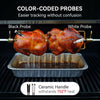 Wireless Meat Thermometer Food Meat Oven BBQ Thermometer Bluetooth WIFI Control