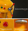 350W Ice Shaver Machine 90kgs/h Snow Cone Machine Commercial Shaved Ice Machine
