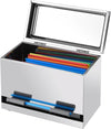 Straw Dispenser Holder Storage Stainless Steel Pencil Box for School Bar Kitchen