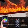 100CM Water vapor fireplace 4D electric fireplace 168 Color Voice & App Control