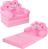 Foldable Kids Couch Children Sofa Bed Princess Chair Toddler Chair Playing Sofa