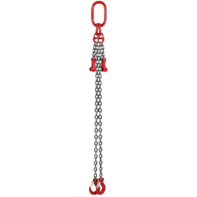 2/4 Leg Chain Sling for Lifting with Hooks Heavy Duty 3 TonLift Chains Rigging