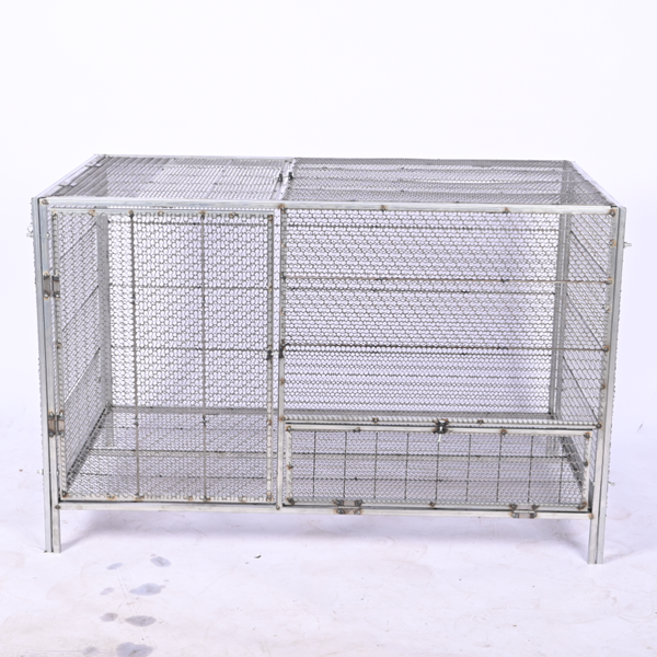 Poultry Cage Chicken Coop With Trough For Farming Breeding And Poultry Raising