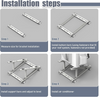 Air Conditioner Support Bracket Roof Mounting Heavy Duty Support up to 300 Lbs