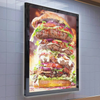 A1 LED Light Box Black Frame MAGNETIC Slimline Display Poster Waterproof Sign