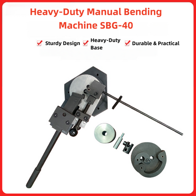 Flat Bar & Metal Bender Bends Flat/Round/Square Steel Scroll Radius Angle SBG-40