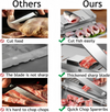 Bone Cutter Frozen Meat Slicer Manual Ribs Chicken Fish Chopper with Food Tray