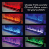 Water vapor fireplace 4D electric fireplace 168 Color Changes Voice App Control