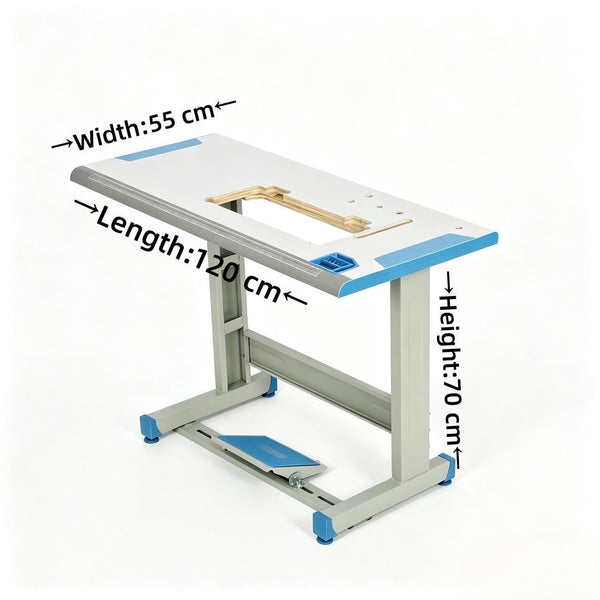 Sewing Machine Table Heavy Duty Steel Composite Sturdy Frame For Tailor Use