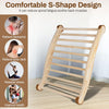 Wooden Sauna Backrest Sauna Accessories  Slip-Resistant Infrared Sauna Chair