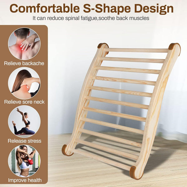 Wooden Sauna Backrest Sauna Accessories  Slip-Resistant Infrared Sauna Chair