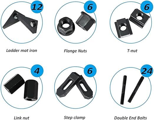 58 Pcs Pro-Series 1/2" T-Slot Hold Down Clamp Clamping Kit Bridgeport Mill Set
