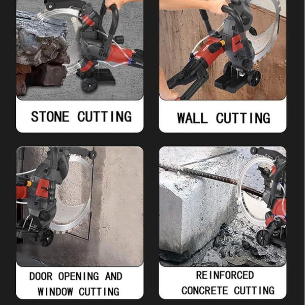 9980W Concrete Cutting Ring Saw Cement Road Concrete Wall Cutting Machine 40cm