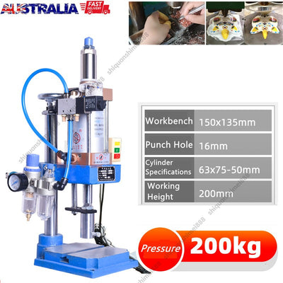 Pneumatic Punch Press Machine Desktop Punch Press 0.4-0.7Mpa Operation Pressure