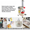 10*10 Pneumatic Heat Press Machine Digital Sublimation Transfer T-Shirt Bag DIY