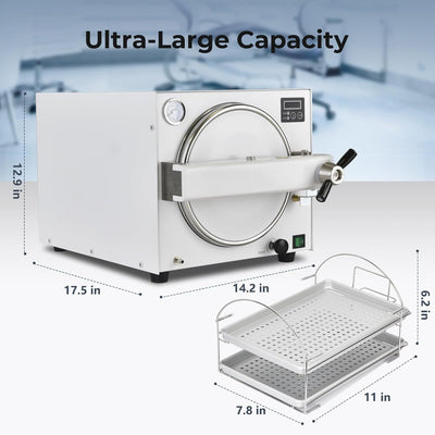 18L Autoclave Steam Sterilizer Lab Equipment High Temperature Steam Equipment